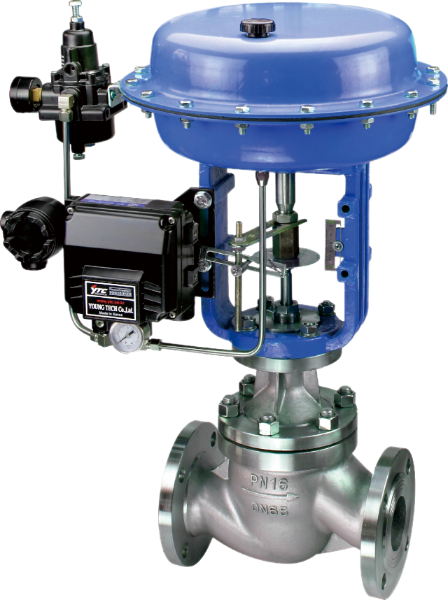 气动薄膜单座调节阀(图1)